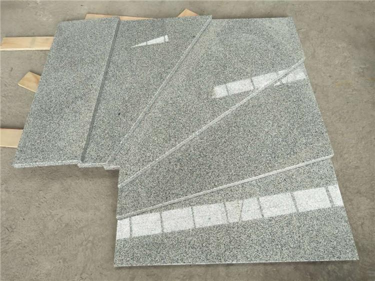 G603 Granite tiles stairs polished