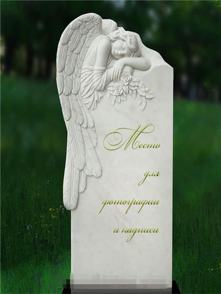 hunan white marble tombstone