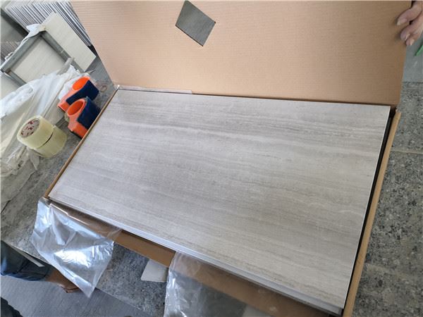 wooden white marble tile for wall