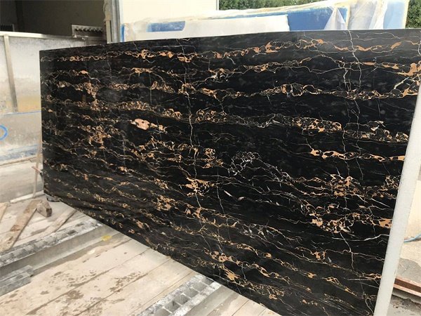 black marble tiles shower floor