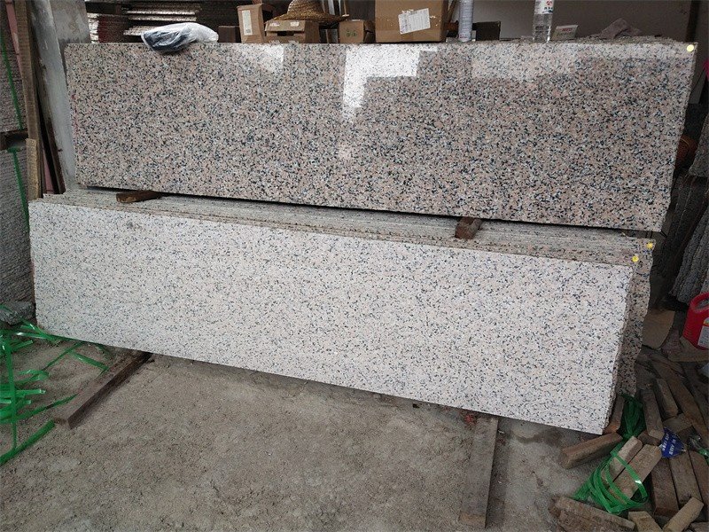 Pink porrino granite slab polished