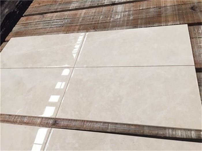 Beige marble floor tiles slab