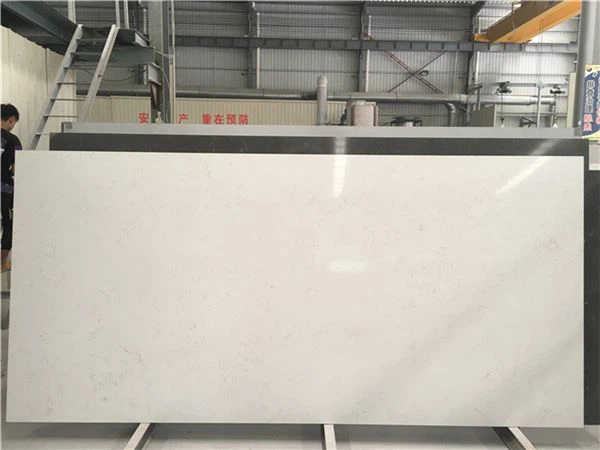 white carrara marble quartz slab