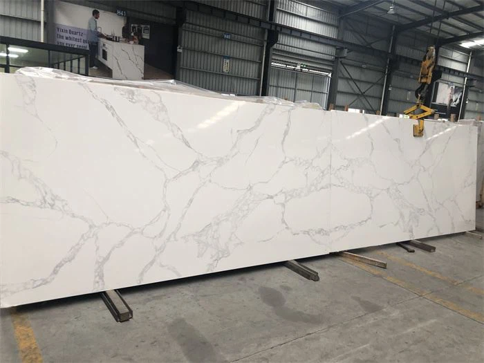 Calacatta tuscany quartz book match