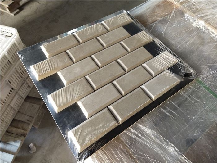 Crema marfil marble mosaic tile for kitchen