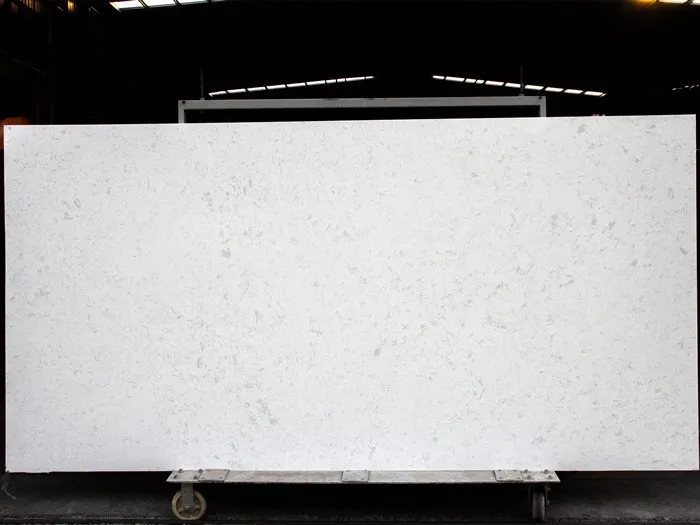 Countertops tal-kwarz abjad u griż