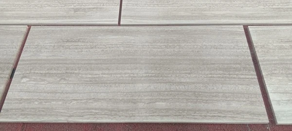 polished travertine light beige tiles