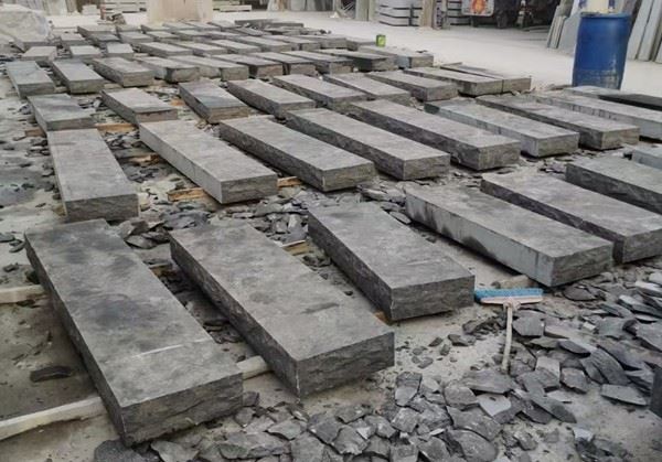 limestone outdoor steps