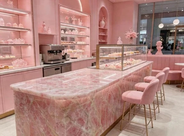 Cristallo Rosa Quartzite Work counter