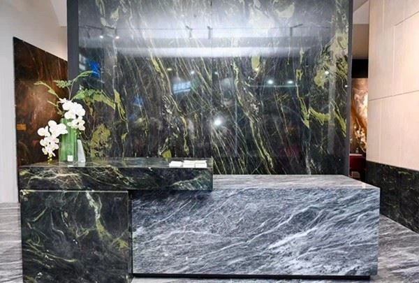 Dark Gray Marble Island