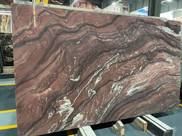 Fusion Fire Quartzite polished slab