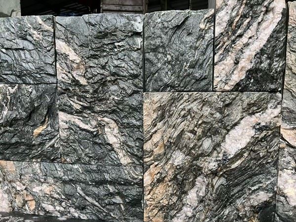 Green Onyx Stone Wall