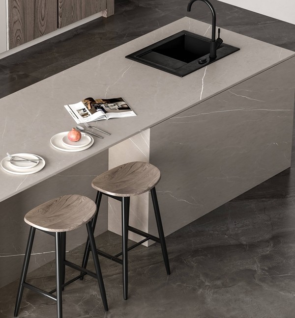 Pietra Grey Sintered Stone Island