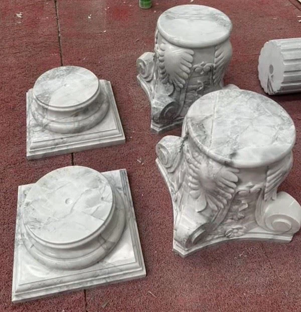 roman marble column pedestal