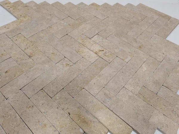 Sinai Pearl Limestone Mosaic tiles