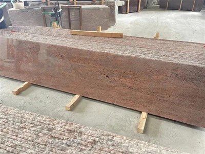 Nofs Slab tal-Granit Aħmar Multicolor