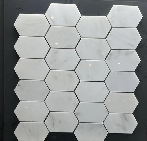 Eżagon tal-Irħam abjad